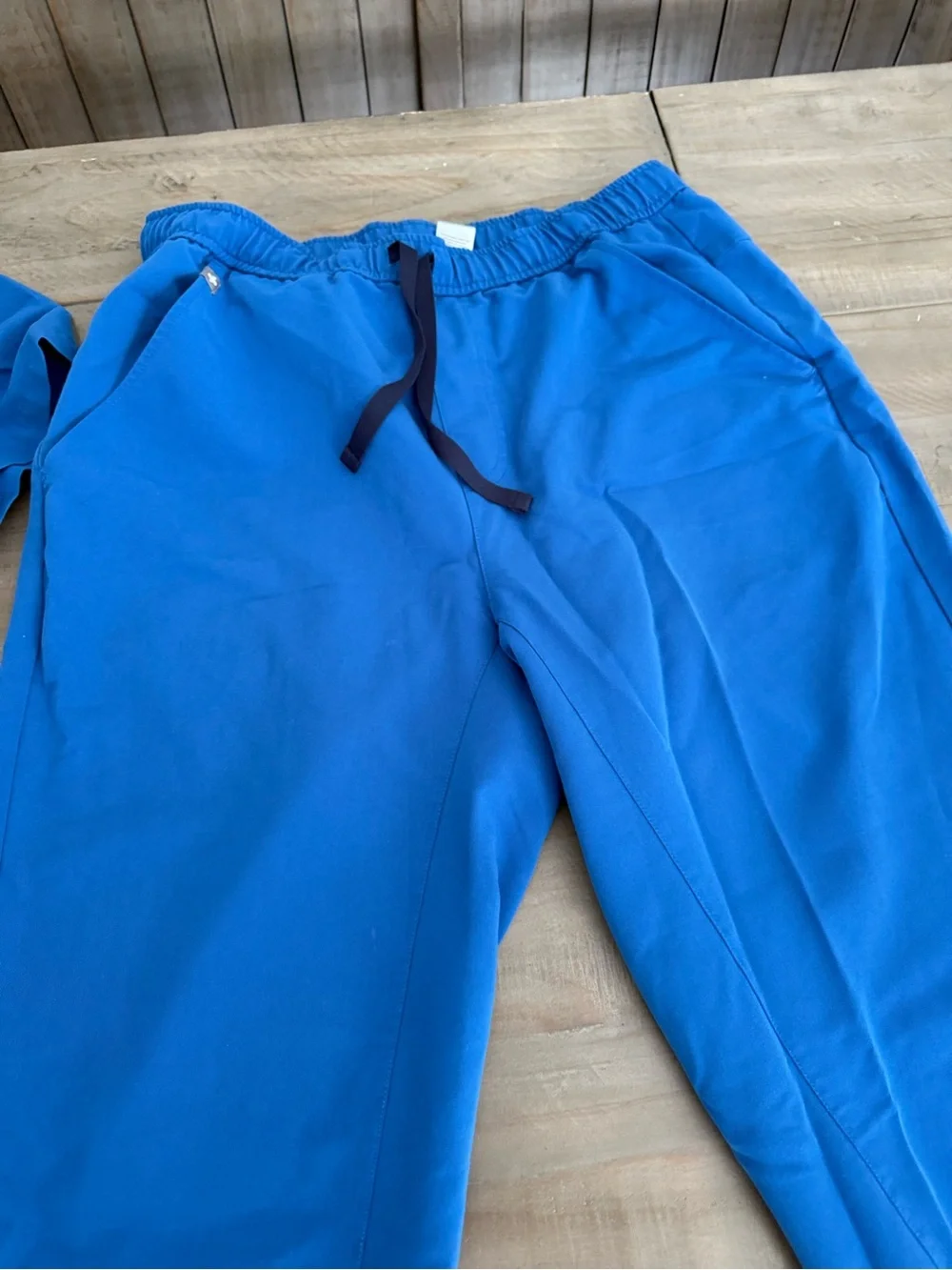 Figs Royal Blue V-Neck Medical Top